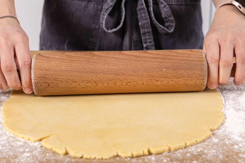 Teig ausrollen