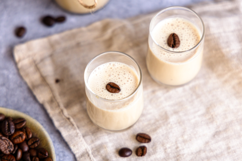 Kaffeelikör mit Sahne