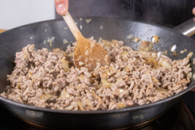 Hackfleisch anbraten