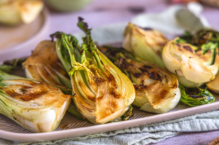 Pak Choi vom Grill