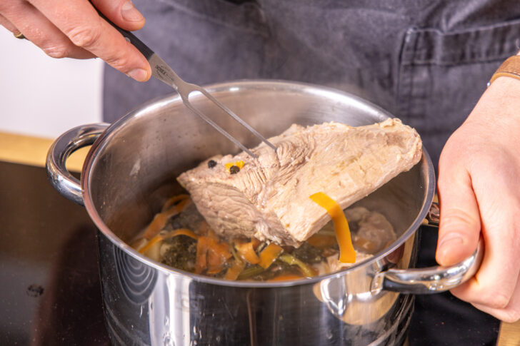 Fleisch heraus nehmen