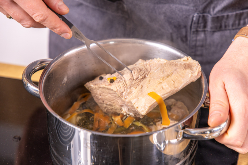 Fleisch heraus nehmen