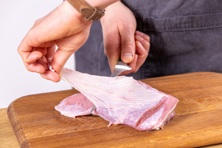 Fleisch parieren