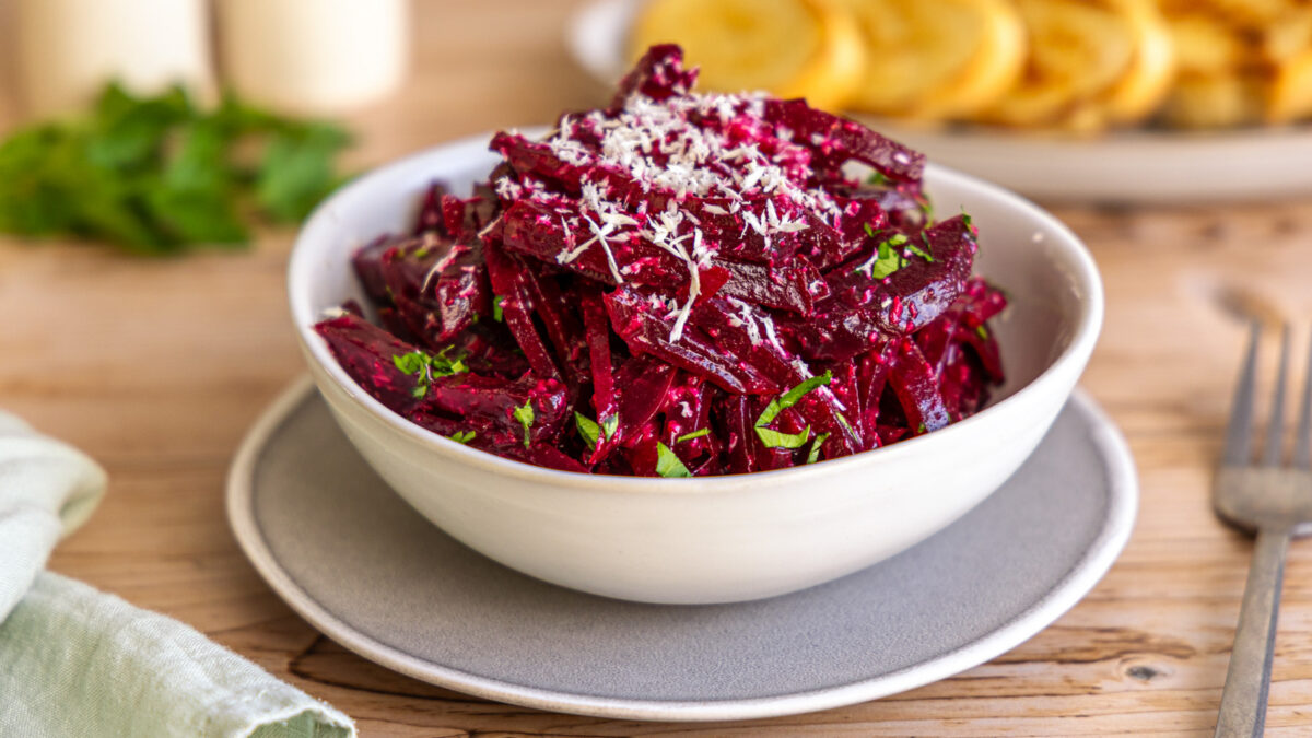Rote Bete Meerrettich Salat – so richtig lecker!