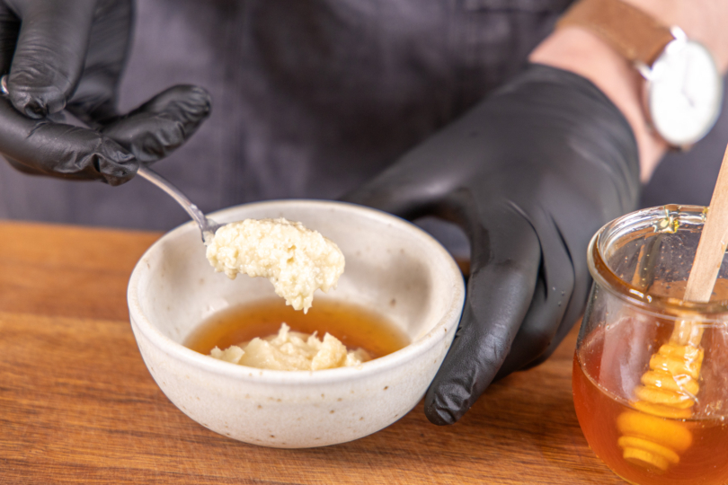 Meerrettich dazugeben