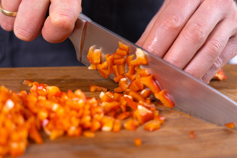 Paprika schneiden