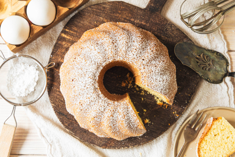 Schneller Rührkuchen nach Omas saftigem Rezept top-down