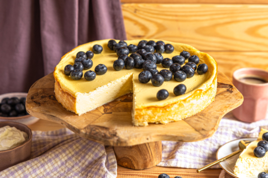 Skyr-Käsekuchen ohne Boden