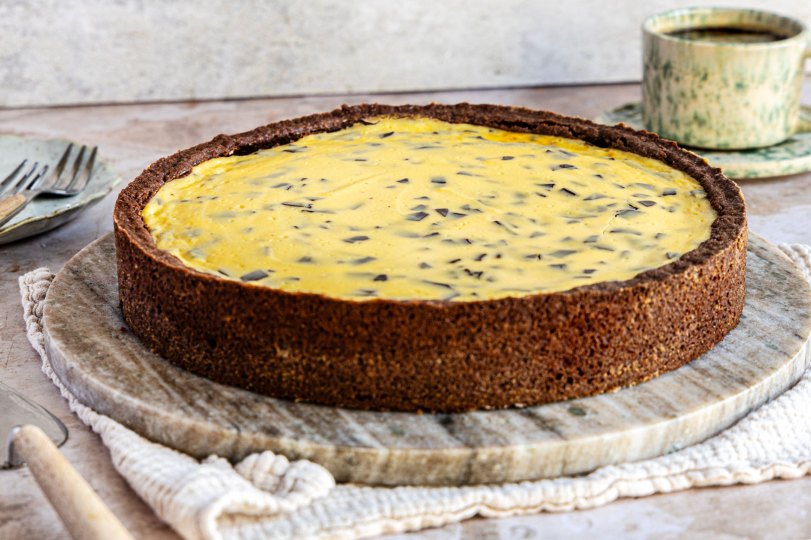 Stracciatella-Käsekuchen