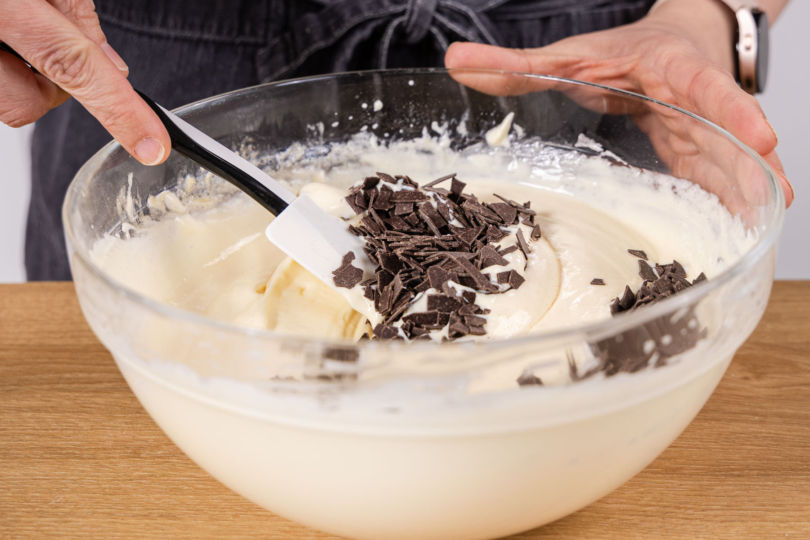 Schokosplitter unterrühren