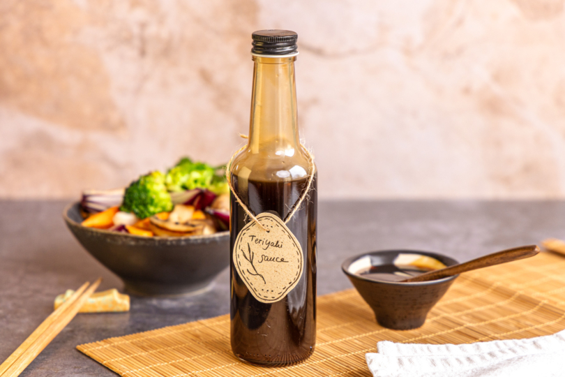 Selbstgemachte Teriyaki Sauce