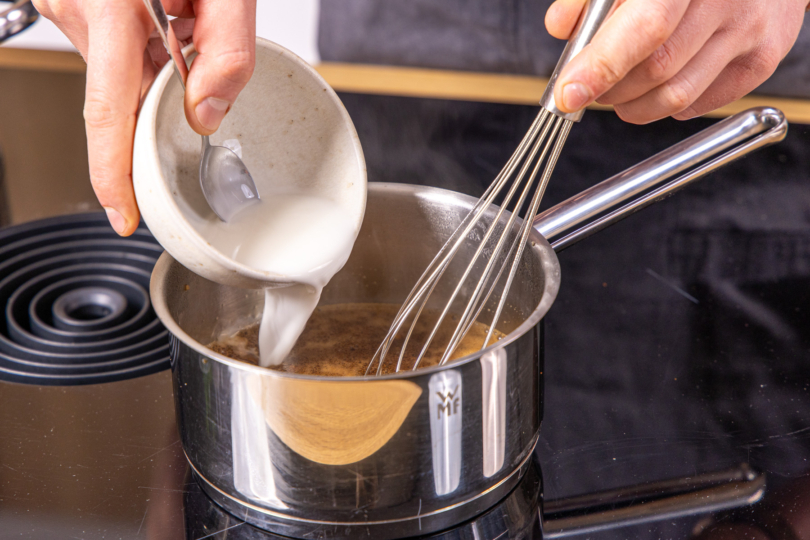 Sauce mit Speisestärke abbinden