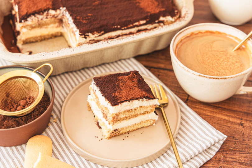 Tiramisu ohne Ei mit Sahne und Mascarpone