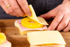 Käse drauflegen