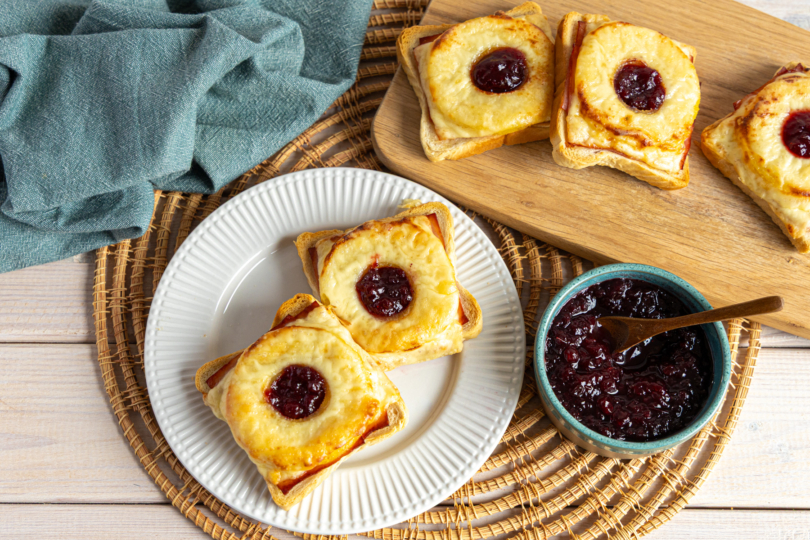 Toast Hawaii aus der Heißluftfritteuse