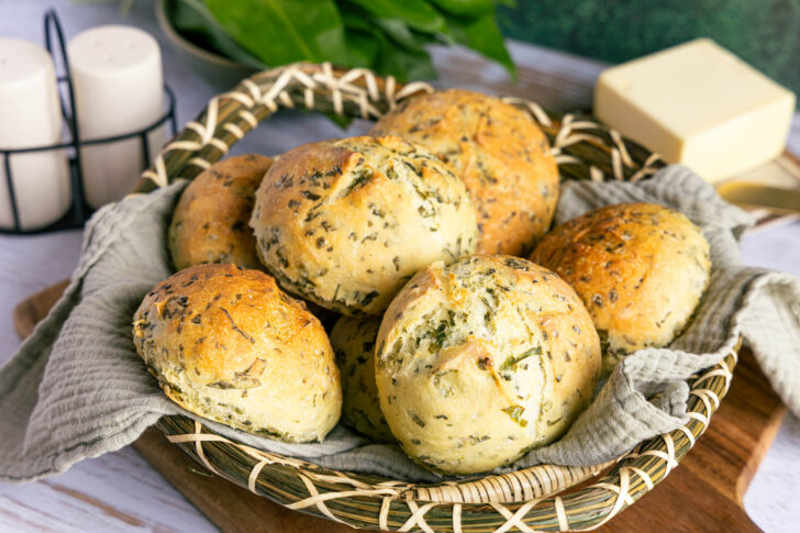 Bärlauch-Brötchen