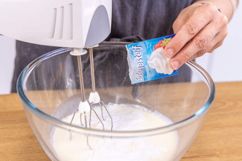 Sahne steif schlagen