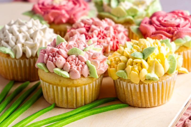 Aufgespritzte Tulpen