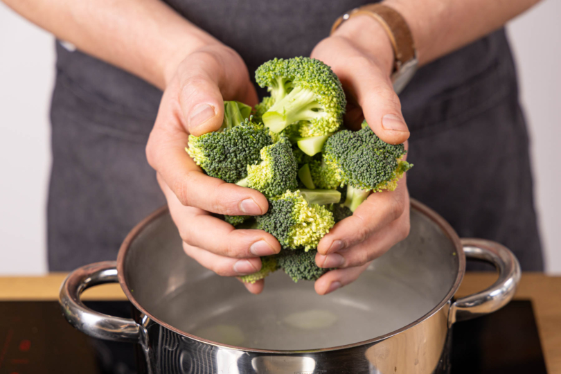Brokkoli blanchieren