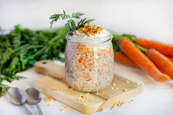 Carrot Cake Overnight-Oat
