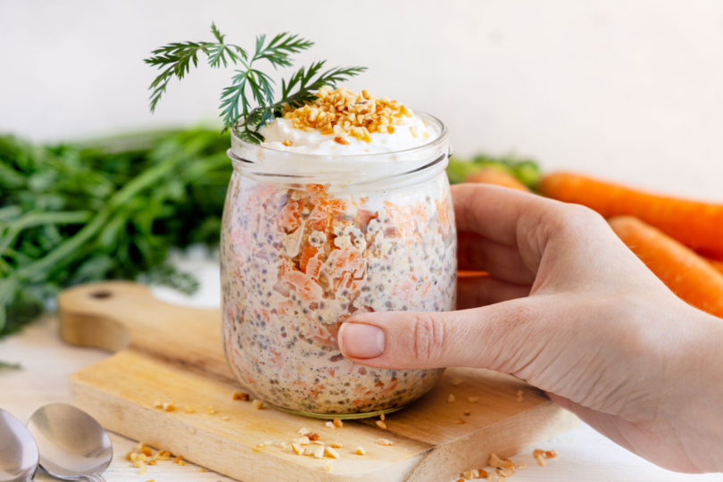 Carrot Cake Overnight-Oat