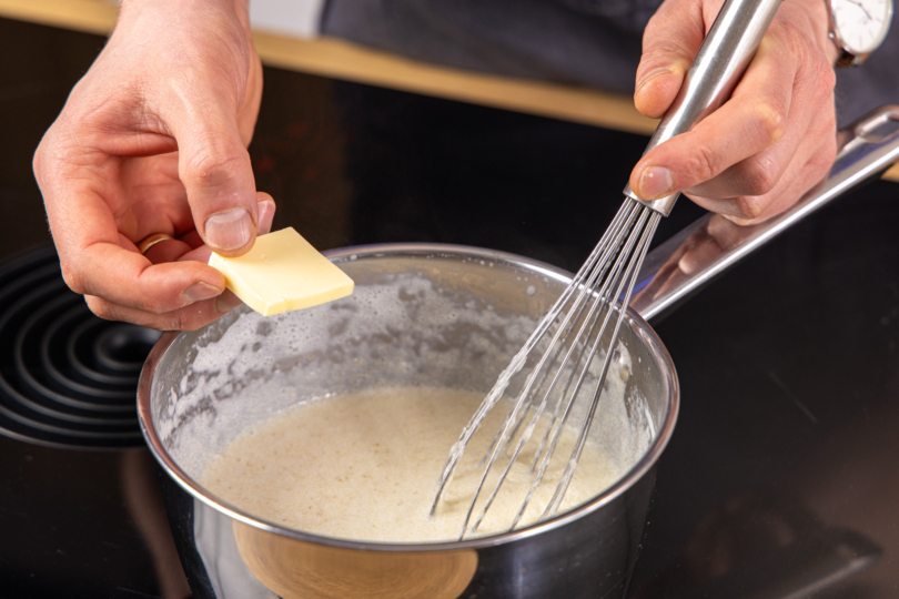 Butter dazugeben