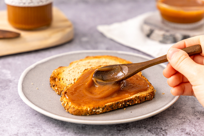Dulce de leche als Brotaufstrich