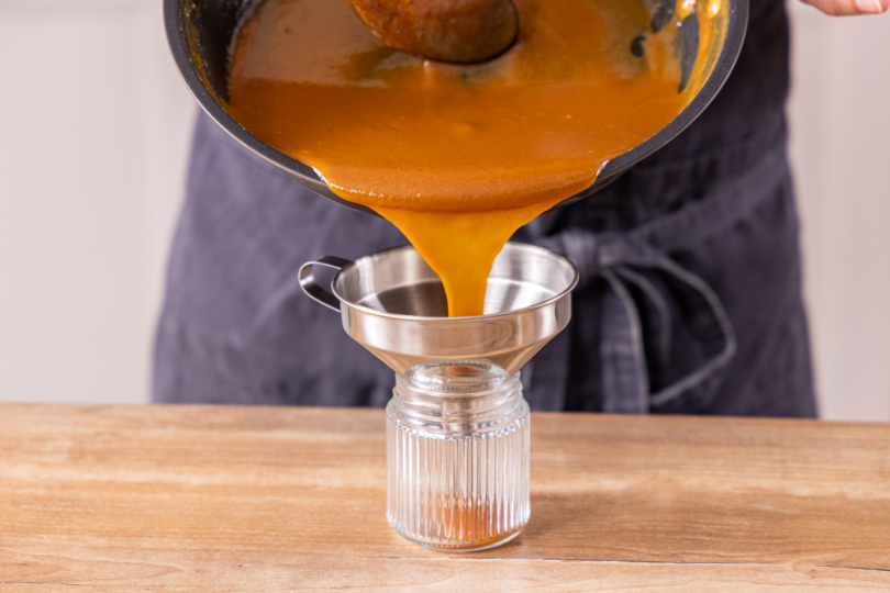 Dulce de leche abfüllen