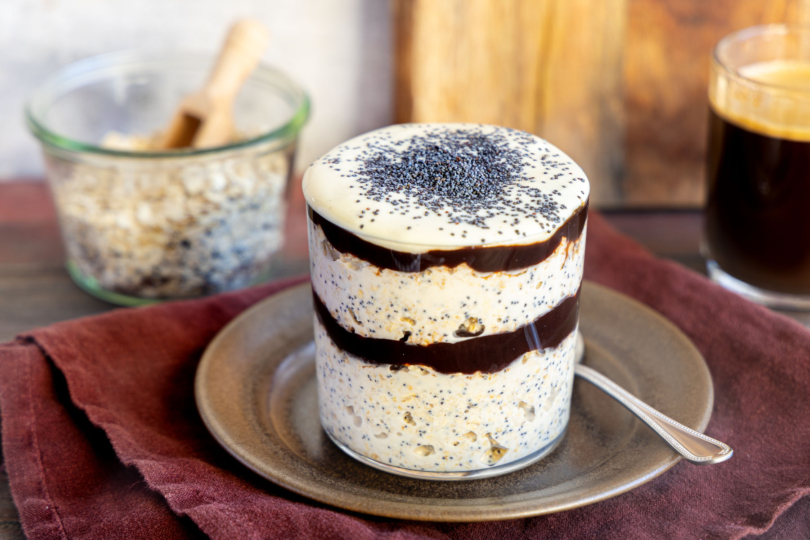 Germknödel Overnight Oats zum Frühstück