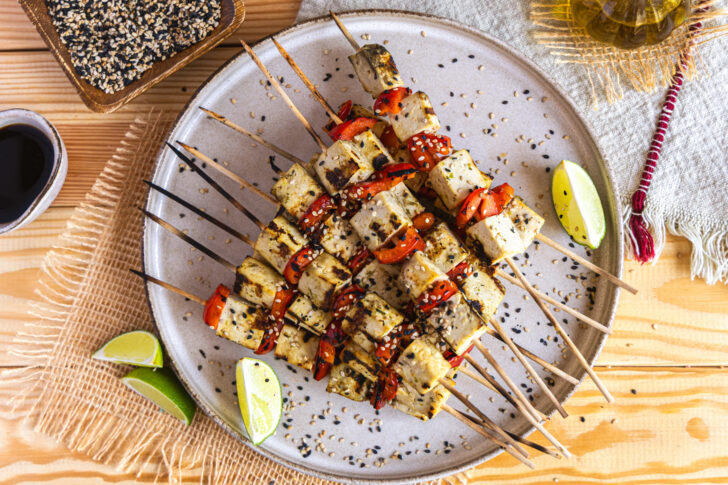 Grilltofu mit fruchtiger Marinade