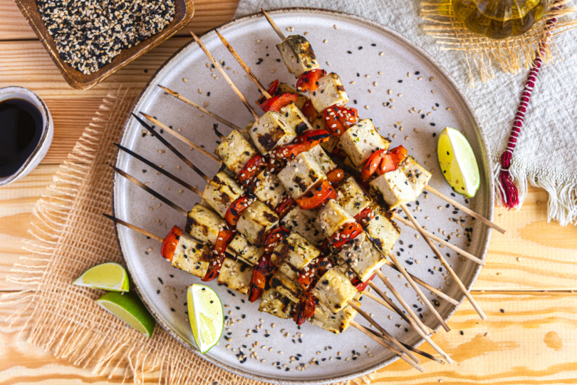 Grilltofu mit fruchtiger Marinade