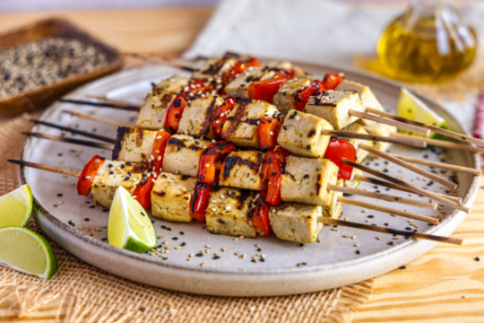 Grilltofu mit fruchtiger Marinade