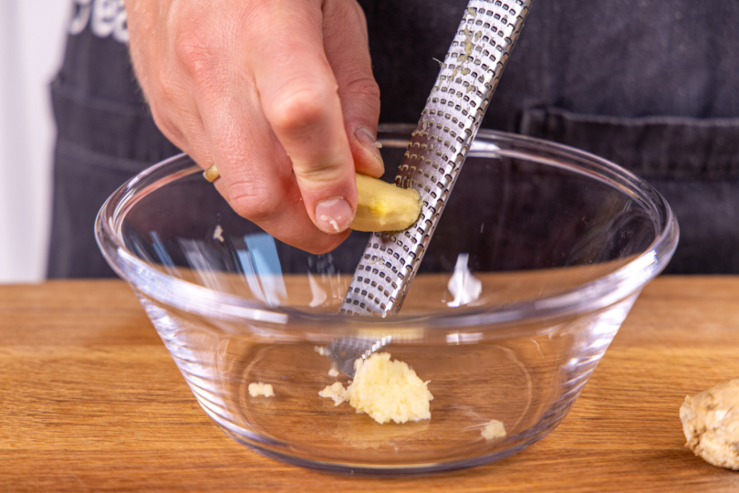 Ingwer reiben