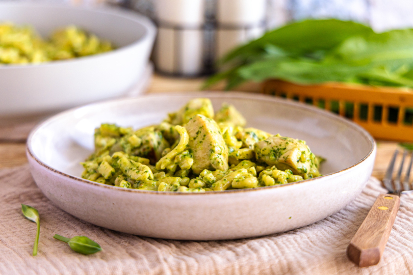 Hähnchen-Bärlauch-Pfanne