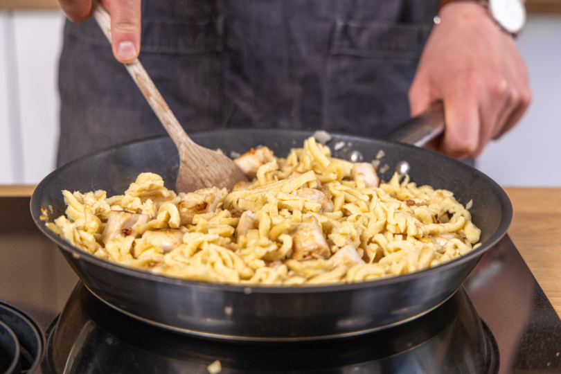 Spätzle anbraten
