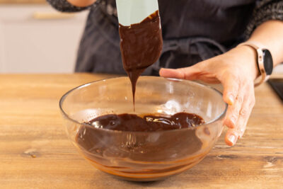 Ganache cremig verrühren.