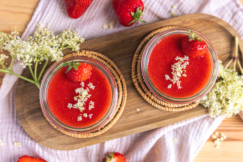 Holunder Panna Cotta