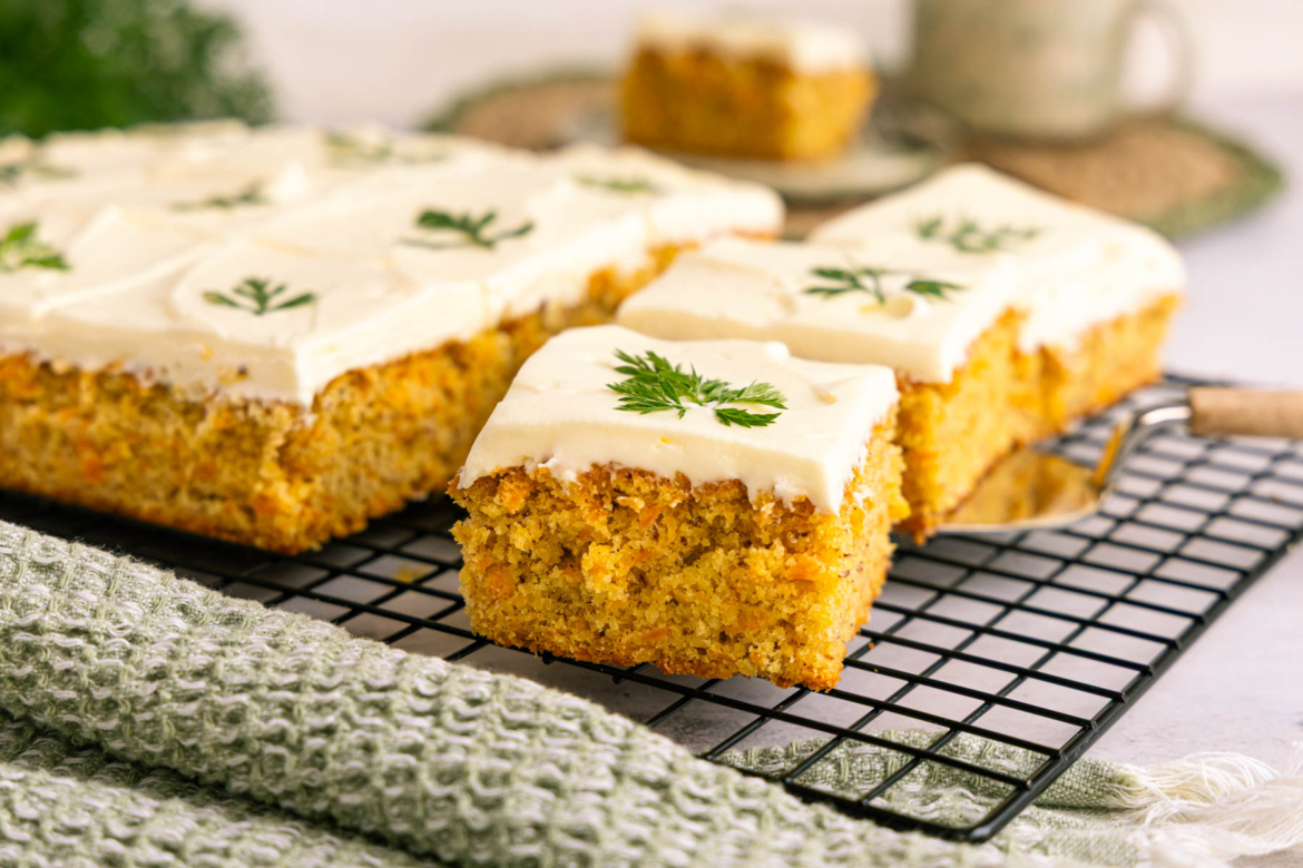 Karottenkuchen vom Blech