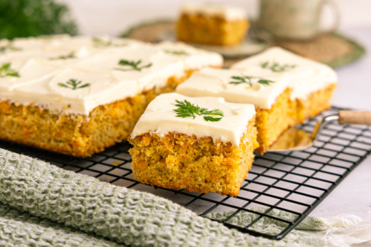 Karottenkuchen vom Blech