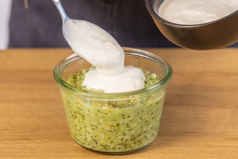 Kokosjoghurt dazugeben