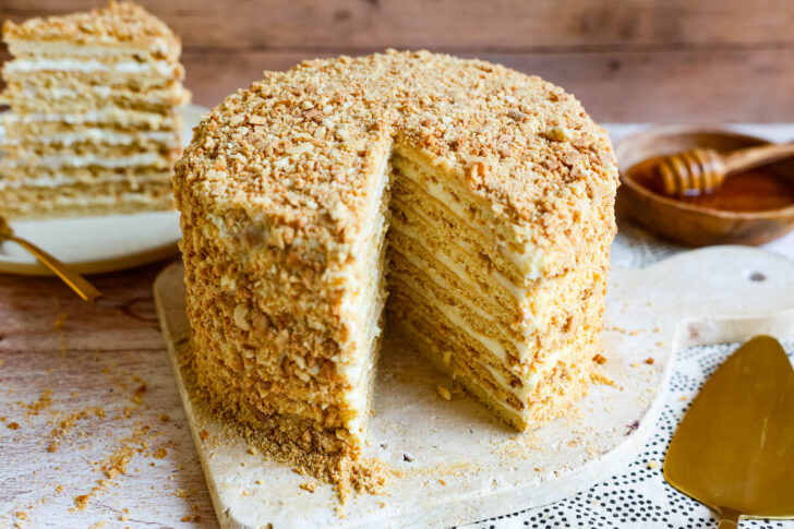 Medovik Honigtorte