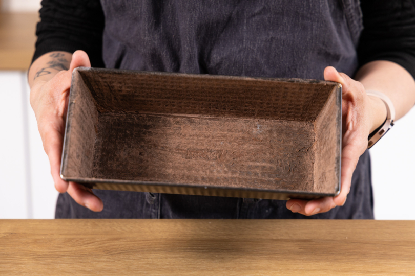 Kastenform einmehlen