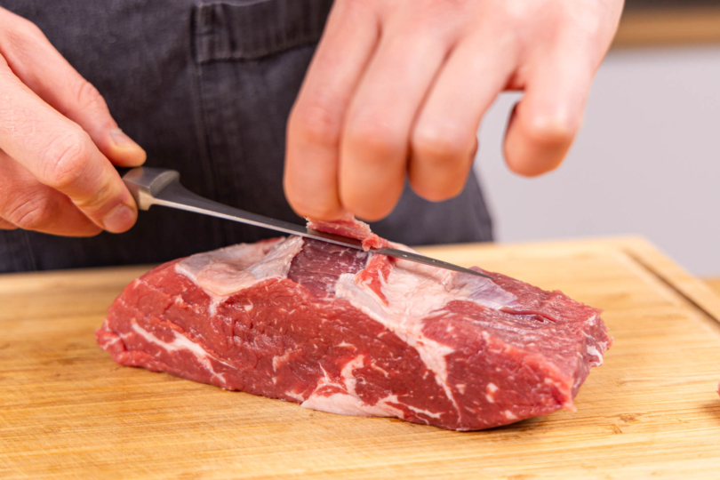 Fleisch parieren