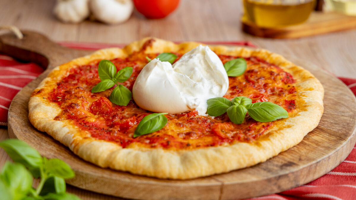 Burrata Pizza – das klassische Original Rezept