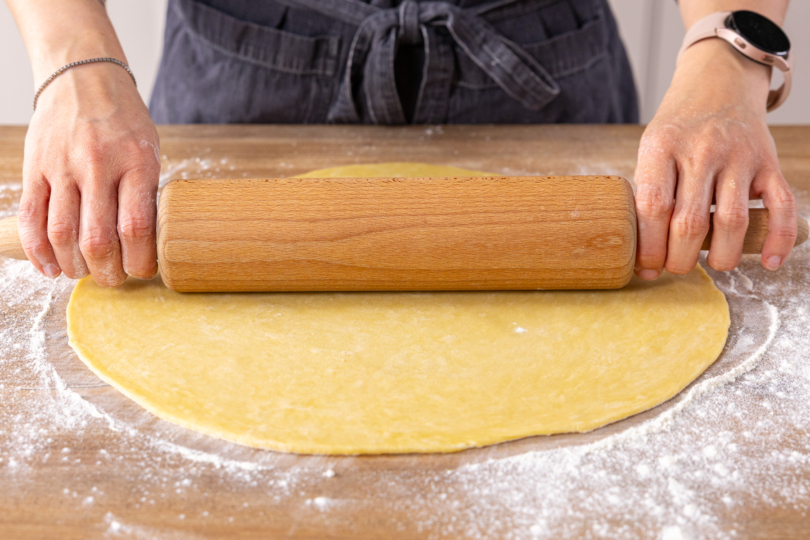 Teig ausrollen