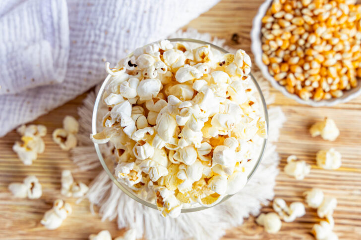 Salziges Popcorn