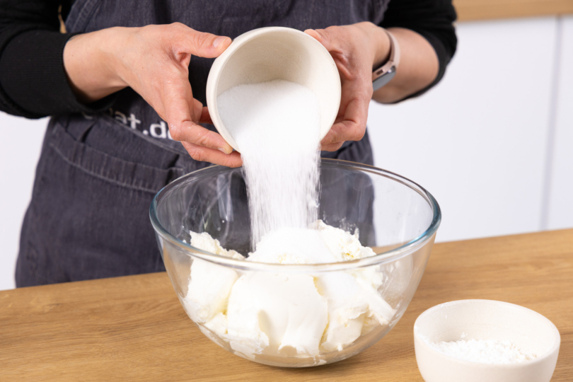 Zutaten für Käsemasse
