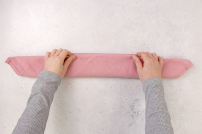 Serviettenstreifen falten