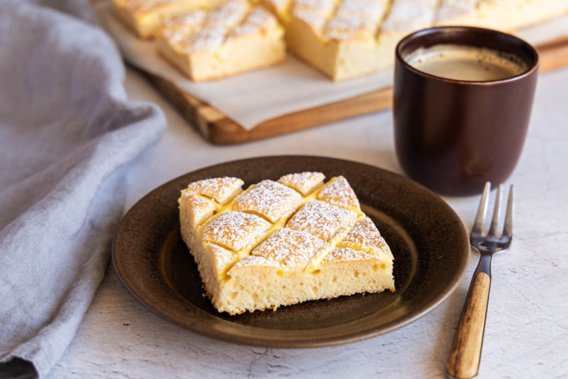 Stück Steppdeckenkuchen