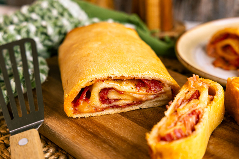 Stromboli - gerollte Pizza